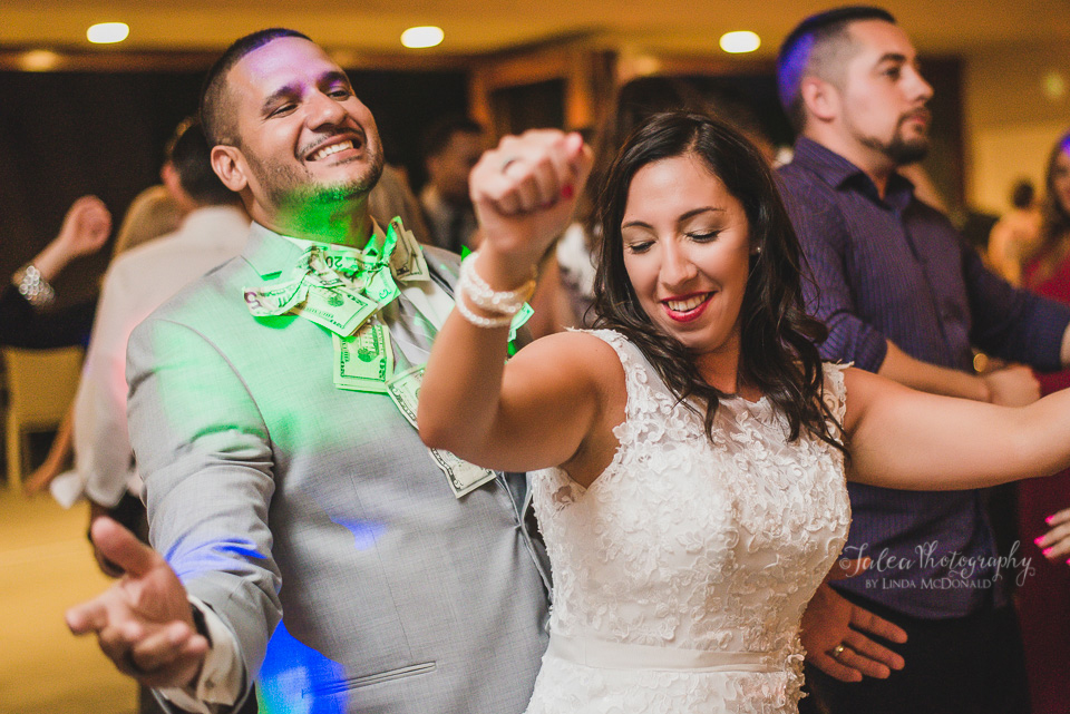 bride and groom dancing at wedding reception oak mountain winery temecula ca